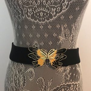 VINTAGE 80s butterfly cinch belt